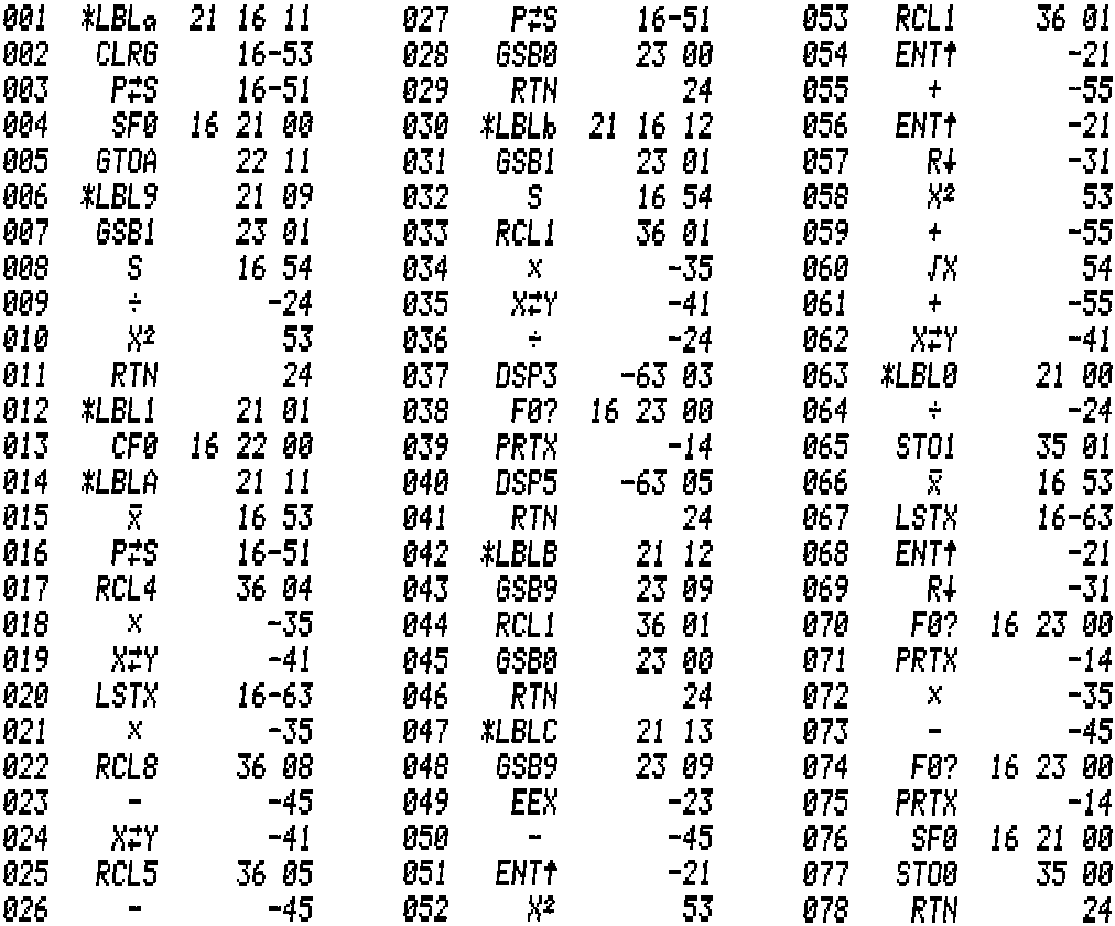 HP-97 Curve Fitting, YXR, XYR, and OR. Image source: ./OR-97.png